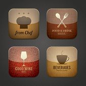 pic of restaurant  - Food and drink application icons - JPG 