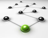 picture of network  - Abstract demonstration of network and communication  - JPG 