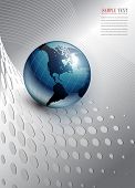 image of globe  - abstract business background - JPG 