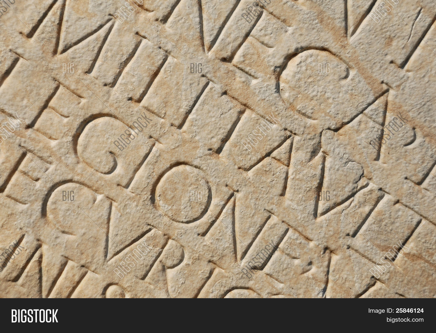 Ancient Roman Writing On Tablet Image & Photo Bigstock