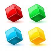 pic of cube  - colorful cubes - JPG 