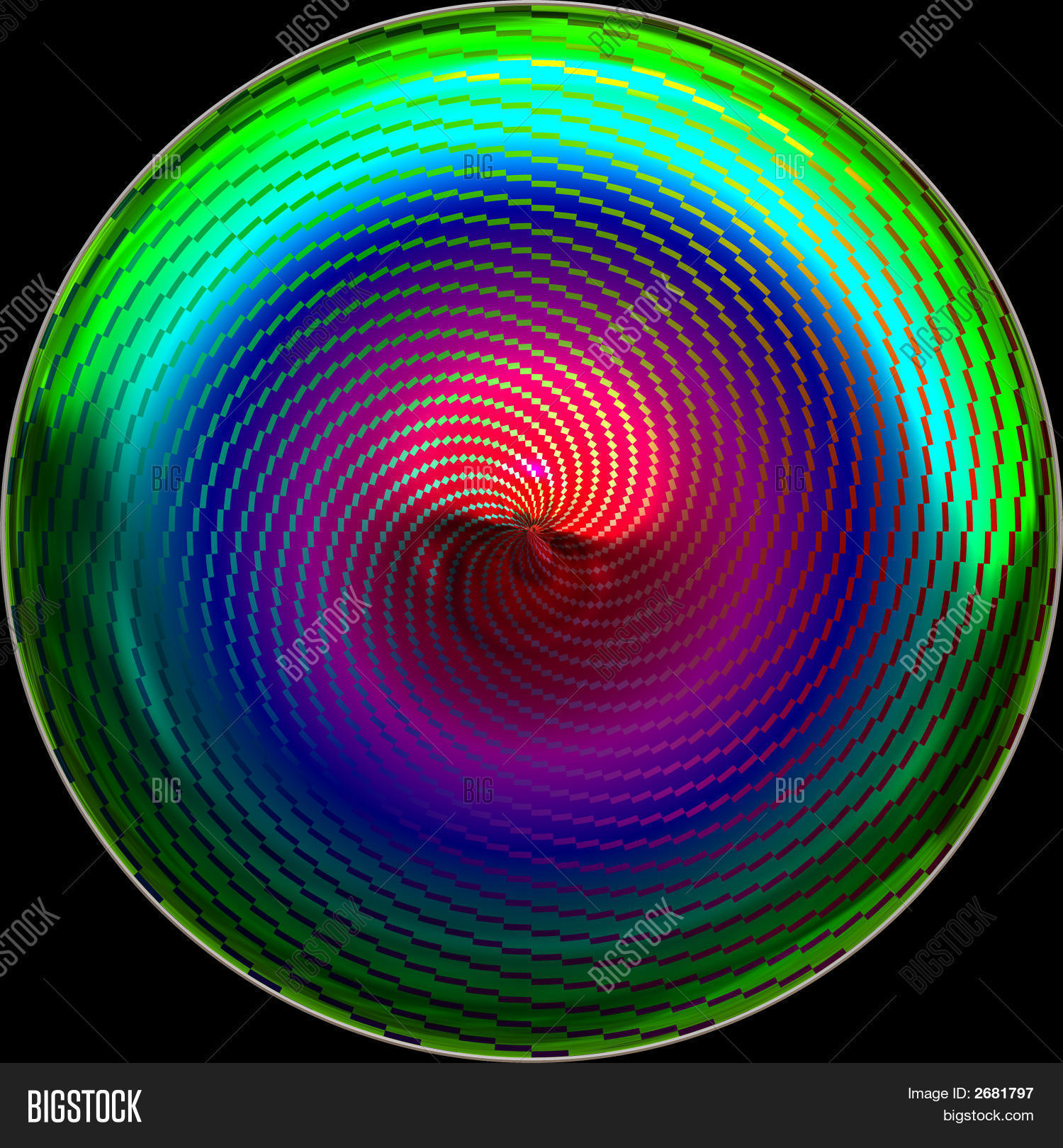 Hypnotic Spinning Wheel Image & Photo Bigstock