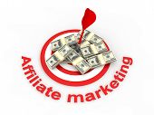 foto of strategy  - Image of  Affiliate marketing concept in 3d - JPG 