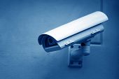 stock photo of security  - Security video camera - JPG 