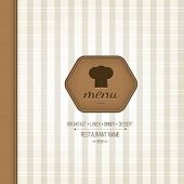 stock photo of restaurant  - Restaurant menu design - JPG 