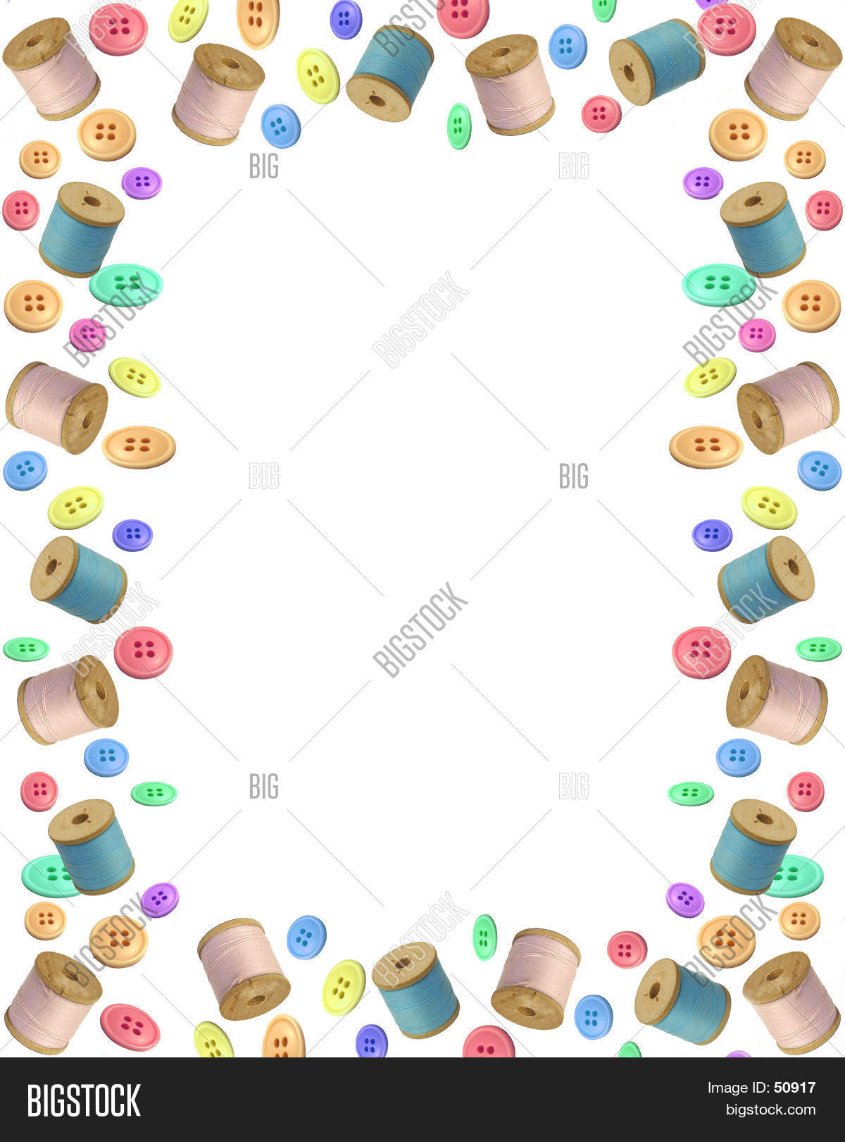 Sewing Border Image & Photo Bigstock