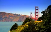 stock photo of golden gate bridge  - the golden gate bridge at san francisco california - JPG 