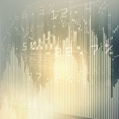 picture of tech  - Abstract high tech background with graphs and diagrams - JPG 