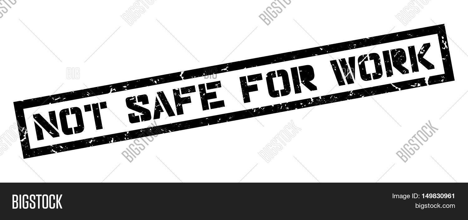Not Safe For Work Rubber Stamp Stock Vector & Stock Photos Bigstock