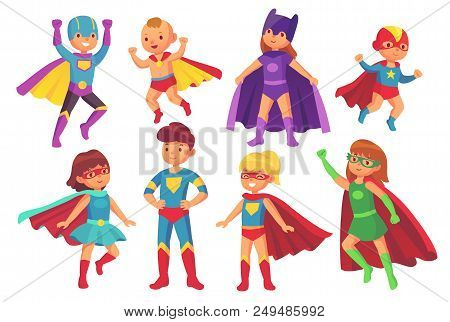 cartoon superhero kids characters
