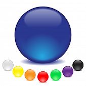 image of orb  - balls in eight colors - JPG 