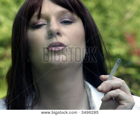 Redhead smoking cigerette pic gallery example, according