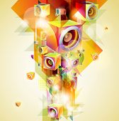 picture of abstract  - abstract music background - JPG 