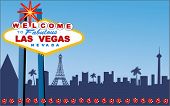 picture of venture  - Las Vegas Welcome sign with strip behind  - JPG 