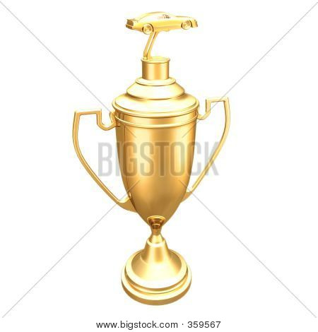 Auto Racing Trophy on Gilded Auto Racing Trophy 01 Stock Photo   359567   Bigstock