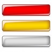 picture of button  - vector glossy buttons - JPG 