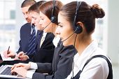 picture of telemarketing  - A friendly secretary - JPG 