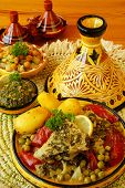 image of cultures  - Moroccan chermoula fish tajine - JPG 