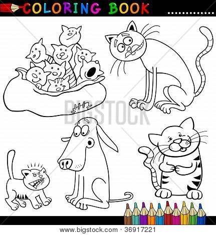 Vectores y fotos en stock de Gatos de dibujos animados para ... Vectores y fotos en stock de Gatos de dibujos animados para ...
