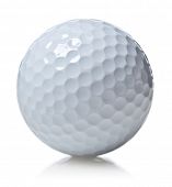 pic of golf  - Golf ball isolated on white - JPG 