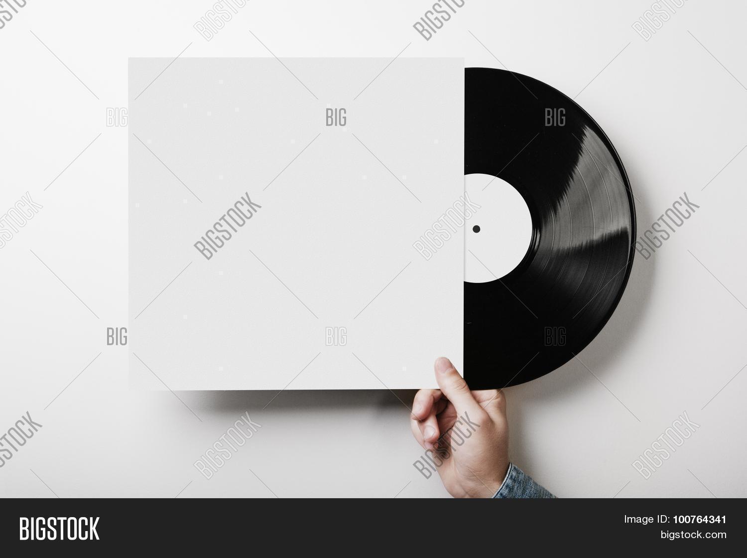 Hand Holding Vinyl Music Album Image Photo Bigstock