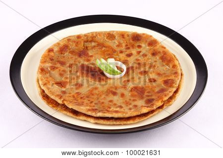 Tasty and crispy Aloo Paratha .