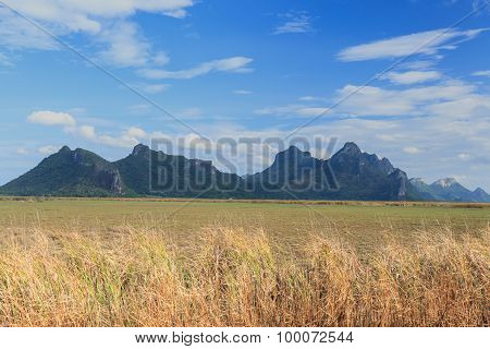 Beautiful Scene And Mountain At Sam Roi Yod National Park, Thailand