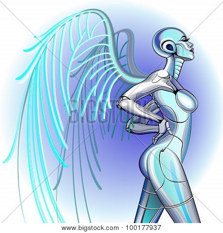 Sexy girl robot