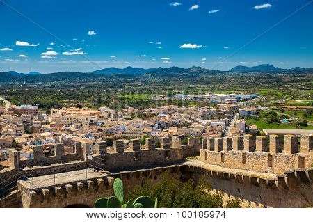 Town Capdepera In The North Of Mallorca