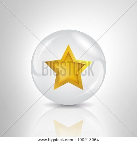 star in bubble illustration