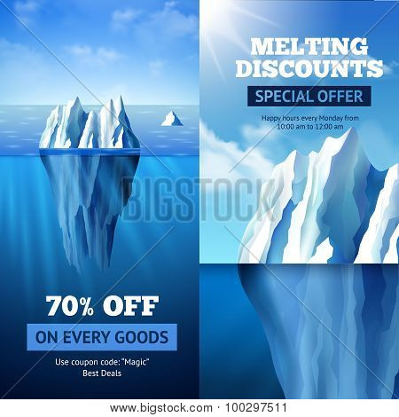 Iceberg Sale Banners