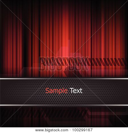 Strips Red Background Vector
