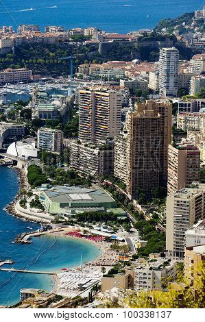The Rock The City Of Principaute Of Monaco And Monte Carlo In The South Of France