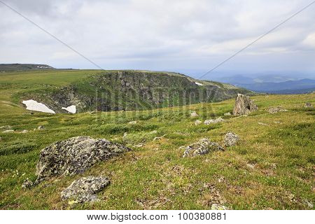 Beautiful landscape top of ridge Iolgo.