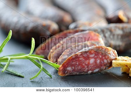 Cured sausages