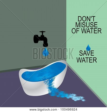 save water concept