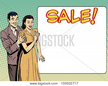 family husband wife announce sale