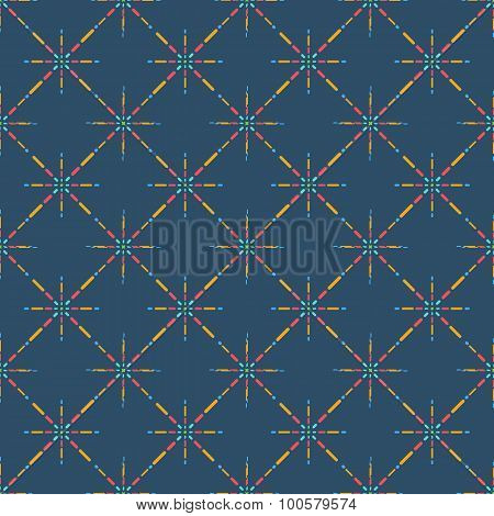 Seamless Pattern Background Festival Flat Design Vector