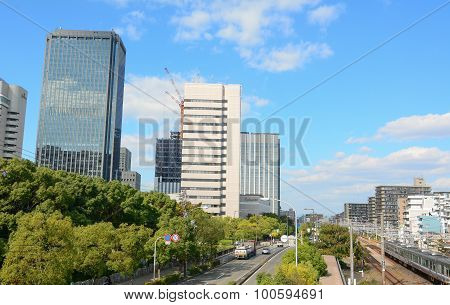 View Of Osaka Downtown