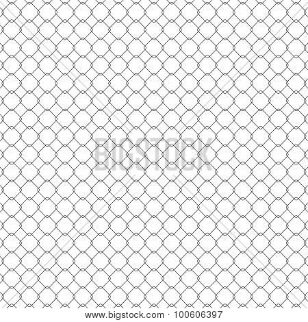 Structure of the mesh fence, seamless texture vector illustration