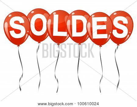 Colored Balloons With Text Soldes