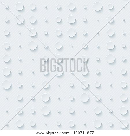 Light rain dots walpaper. 3d seamless background. Vector EPS10.