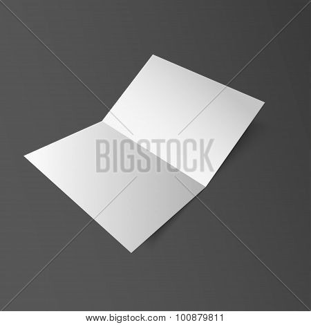 Vector Blank Papers Brochure
