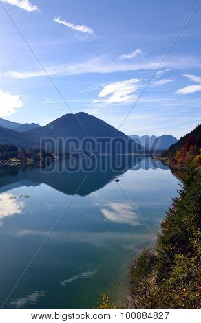 photo of the sylvenstein speicher in bavaria