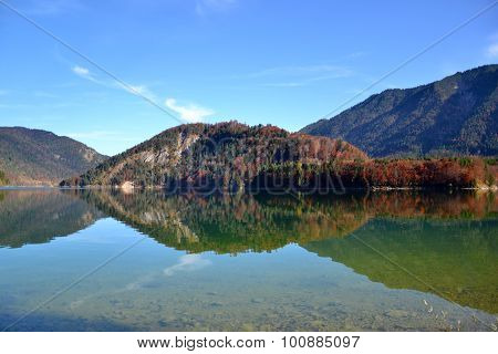 photo of the sylvenstein speicher in bavaria