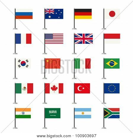 Flags icons