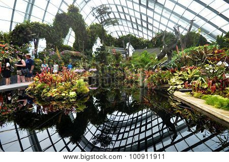 Cloud Forest At Gardens By The Bay In Singapore