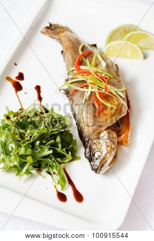 baked trout
