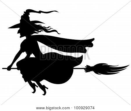 Witch With Broom