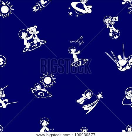 Bears-spacemen. White